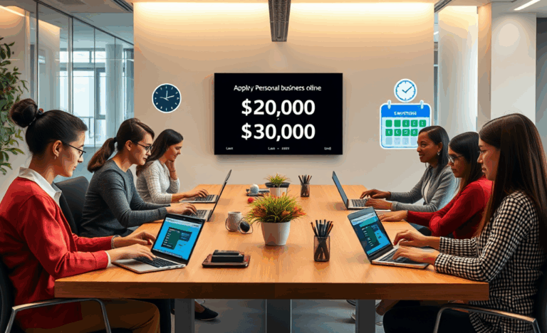 A person applying for a quick personal loan online