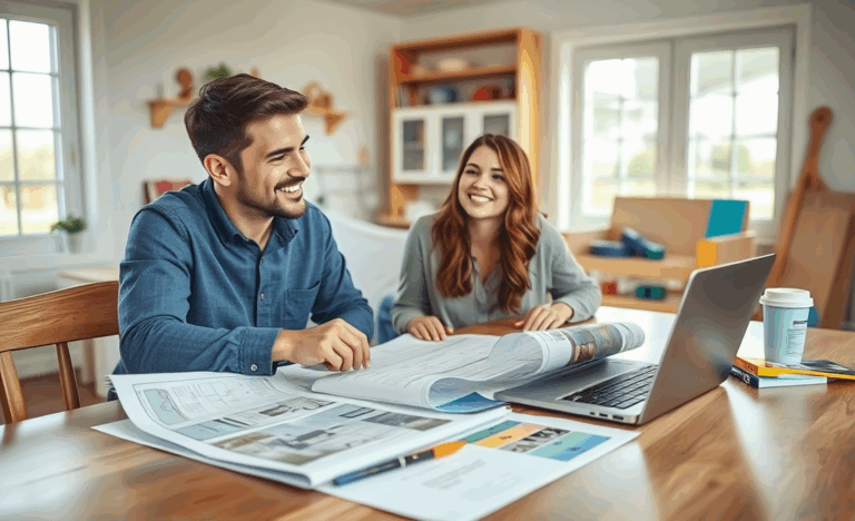 Person reviewing personal loan options for a home project.