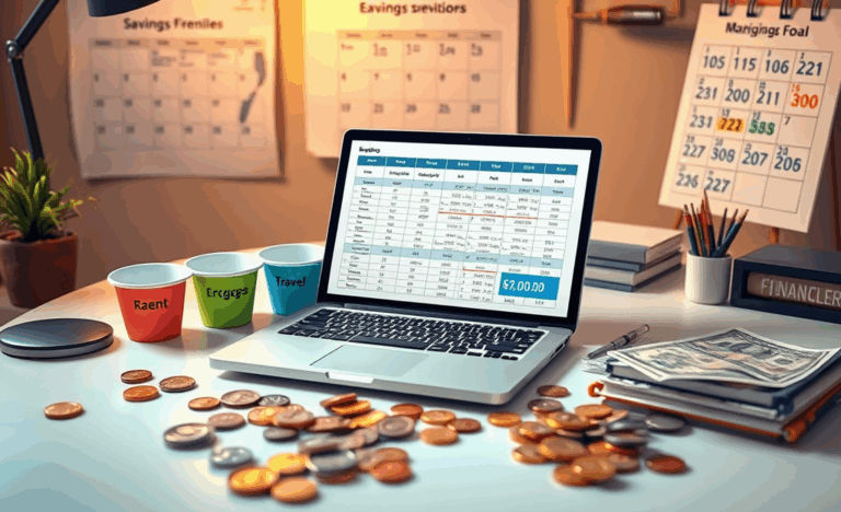 A person reviewing their budget and financial plans to manage expenses effectively.
