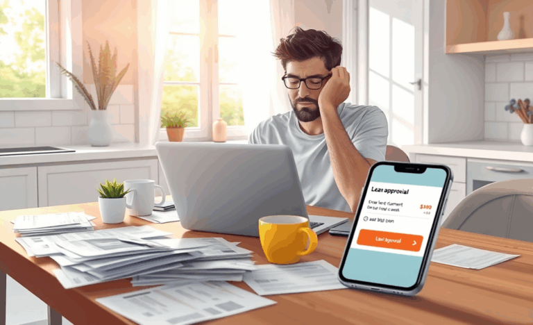 A person evaluating options for an Easy Loan to cover daily expenses.
