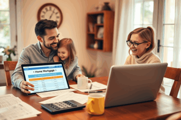 An image depicting the benefits of low interest mortgage loans for home financing.