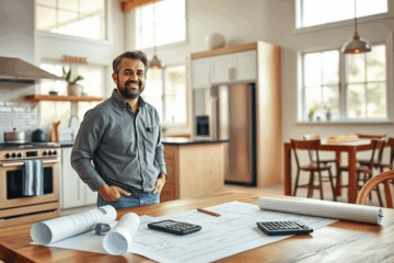 A homeowner examining options for a personal mortgage loan to finance large home improvement projects.
