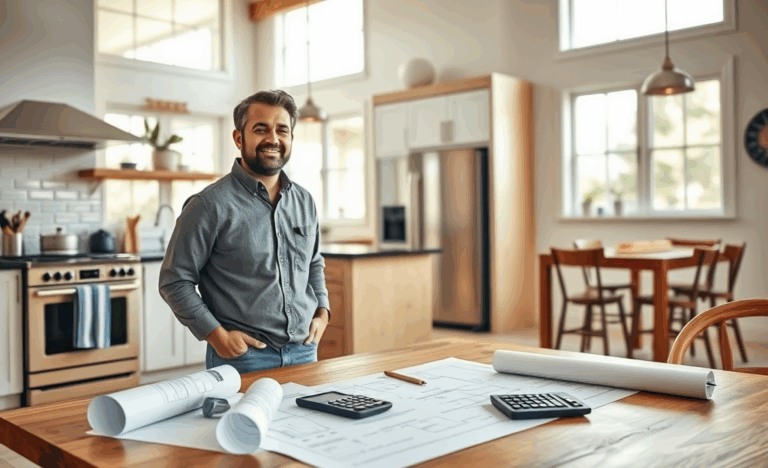 A homeowner examining options for a personal mortgage loan to finance large home improvement projects.
