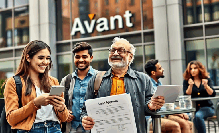 Illustration of Avant Personal Loan options for urgent financial needs.