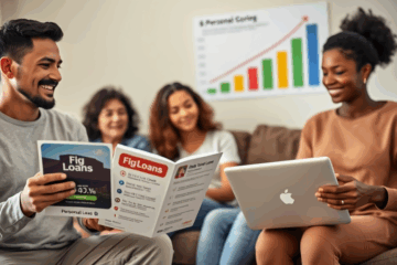 A person reviewing their options for Fig Loans to address urgent financial needs.