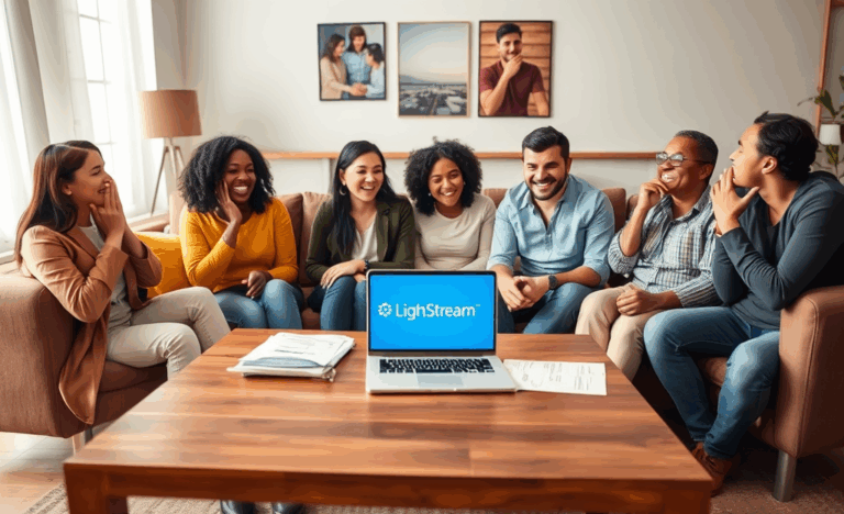 Person exploring LightStream personal loans for urgent financial needs.