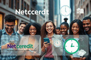 Person applying for a NetCredit personal loan for urgent financial needs.