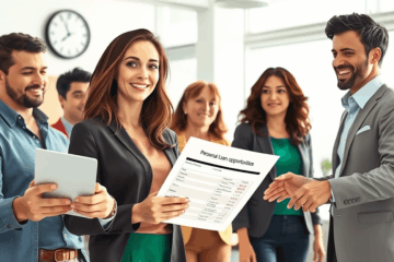 A representation of personal loan opportunities for urgent financial needs.