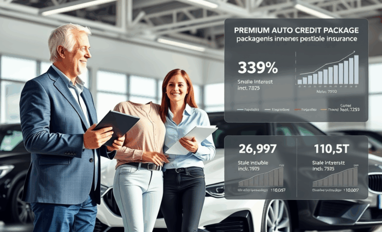 Premium Auto Credit with Included Insurance provides drivers with stability and peace of mind.