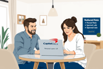 An overview of Capital One UK personal loan options featuring reduced rates for credit seekers.