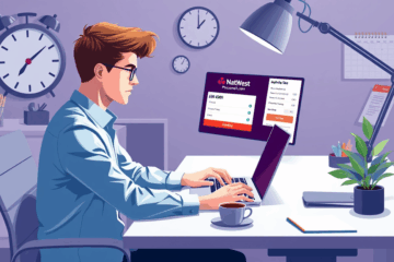 A person applying for a NatWest personal loan online for urgent credit needs.