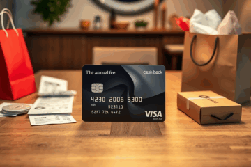 A no annual fee credit card promoting cashback rewards.