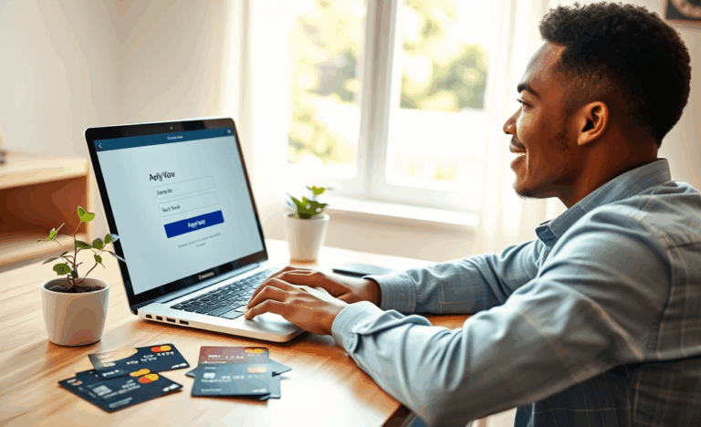 A person looking at credit card options despite having a low credit score.