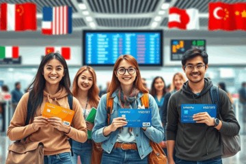 Image showcasing various widely accepted credit cards for foreigners.