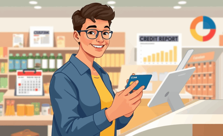Using your card responsibly to build credit score