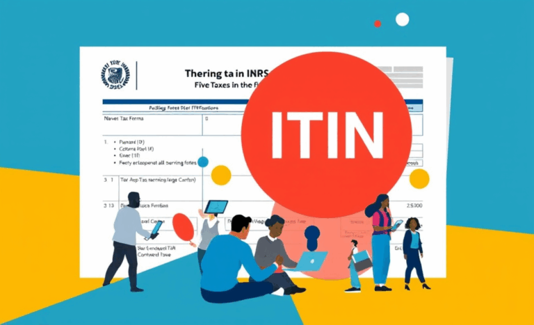 Image depicting ITIN acceptance and its uses in financial applications.
