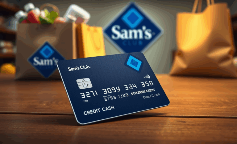 Image showcasing the benefits of Sam's Club credit card, highlighting rewards and features.