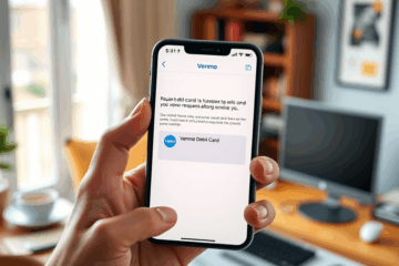 A user exploring the Venmo app to request their debit card.