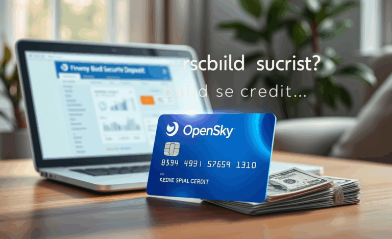 Illustration of OpenSky Secured Card for building credit