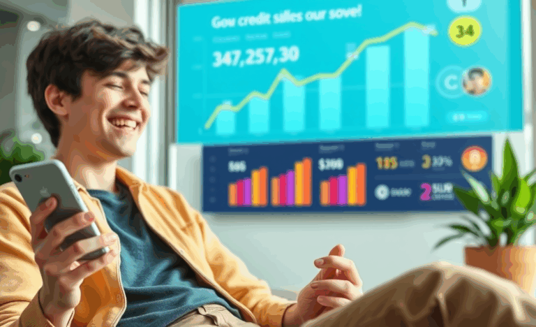 A person holding a Grow Credit Card, symbolizing financial empowerment and credit score improvement.