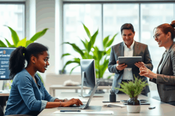 A person looking at a Walmart job application on a computer.