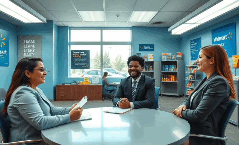 Essential tips for passing the Walmart interview highlighted in an engaging format.