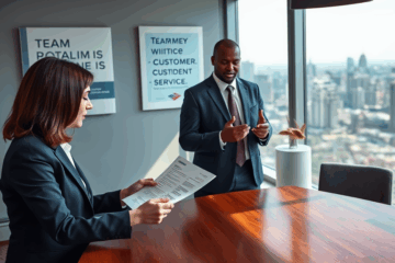 A professional individual preparing their resume and practicing interview skills to enhance job application success at Bank of America.