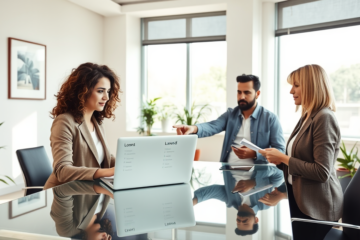 A person applying for a loan online, highlighting quick approval processes.