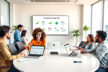 A person reviewing their loan options on a laptop, symbolizing fast loan approval.