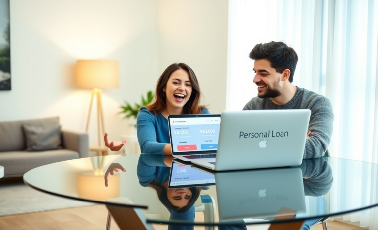 An overview of personal loans ranging from $1,000 to $50,000 available online, highlighting easy applications and quick approvals.