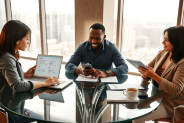 A person analyzing documents for a personal loan