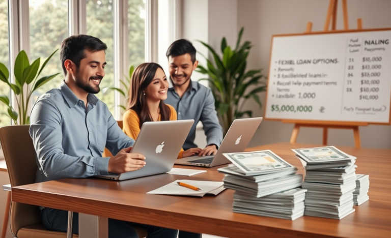 Image depicting a variety of personal loan options and flexible terms.